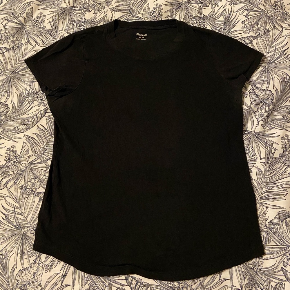 Madewell Black Short Sleeve Tee